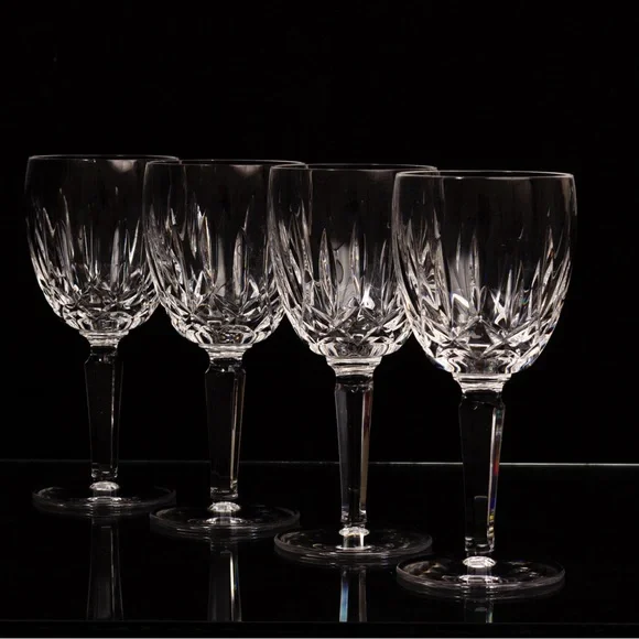 Waterford Crystal White Drinkware Set with Intricate Patterns - Picture 10 of 10